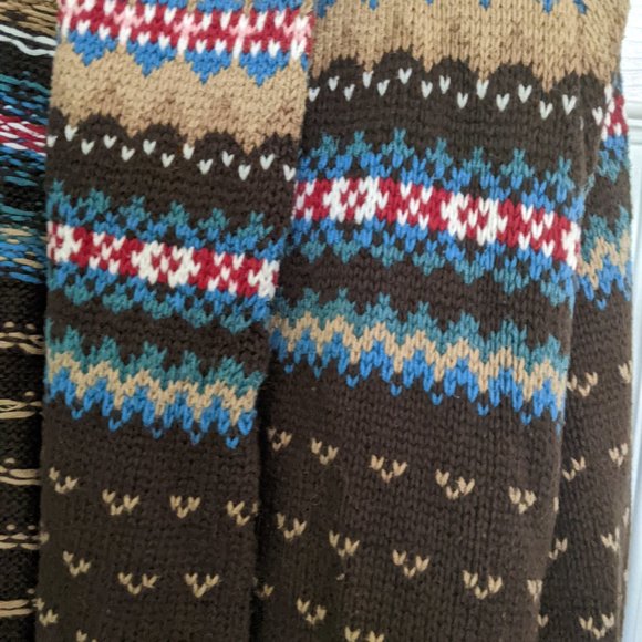 CHAPS Heavy Sweater Cardigan Multicolor Size Large - Picture 2 of 7